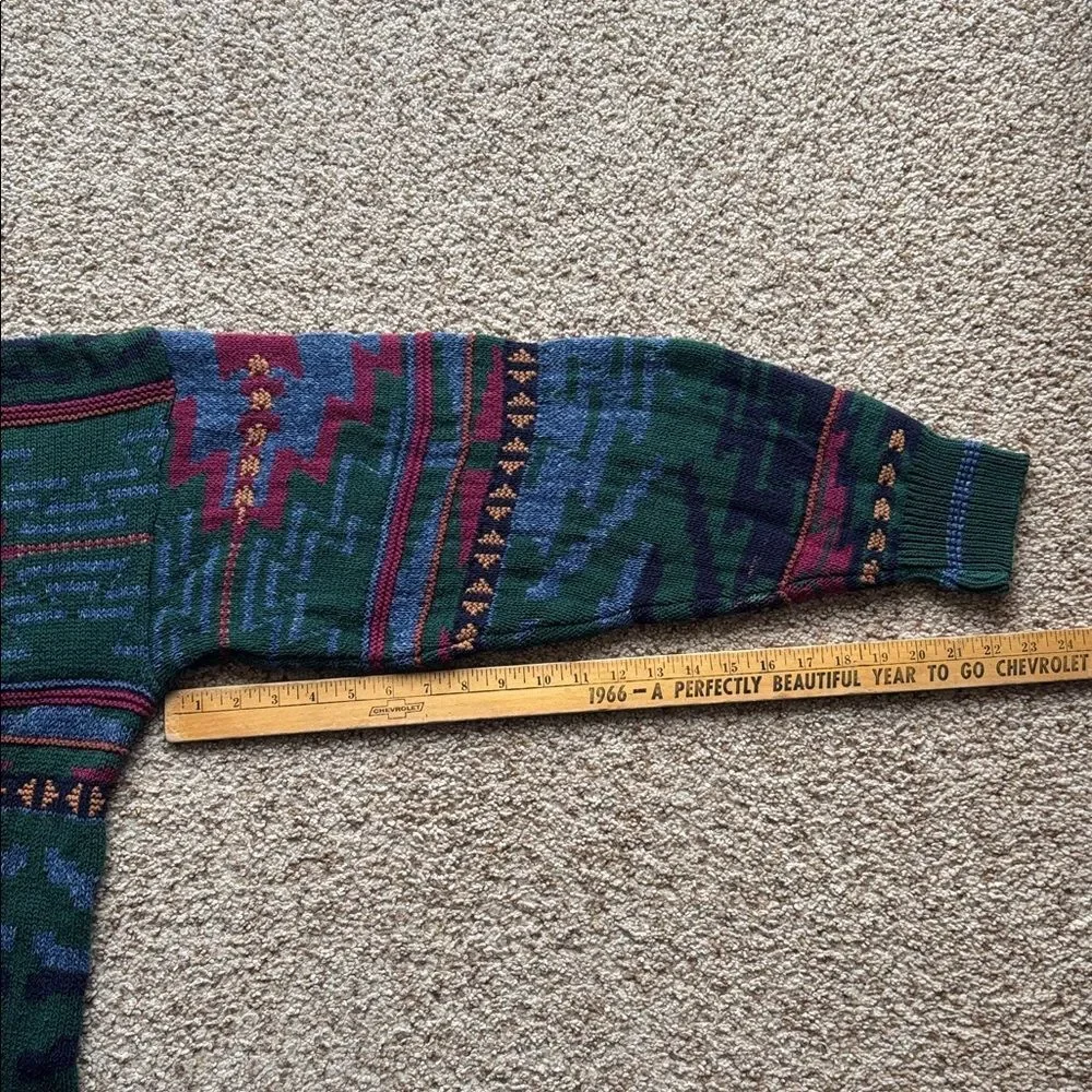 RARE VTG 90’s Chaps Ralph Lauren Polo Navajo Southwest Crew Sweater MIUSA M